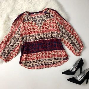 “Sam & Lavi” Oversized Flowy Blouse